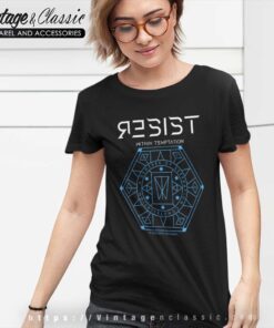 Within Temptation Shirt Resist Hexagon 6 Within Temptation Shirt Resist Hexagon Women TShirt 1