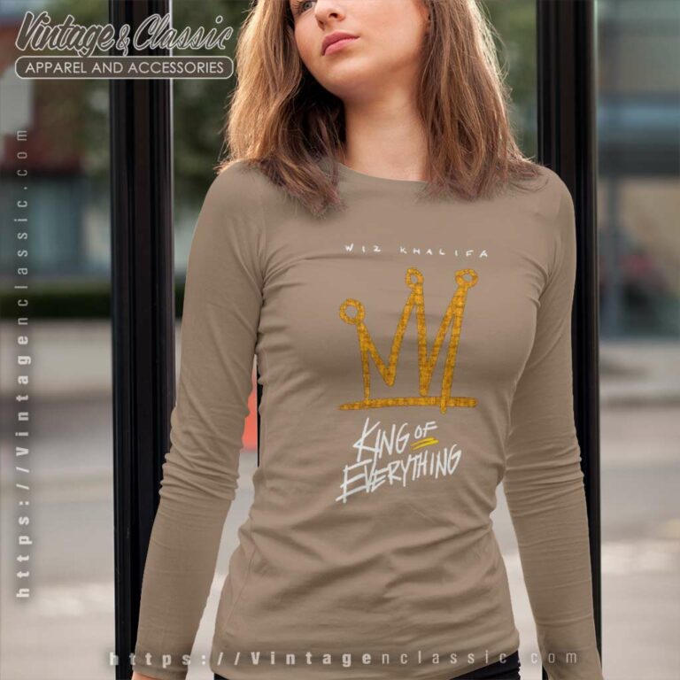 Wiz Khalifa Shirt King Of Everything Long Sleeve Tee Wiz Khalifa Shirt King Of Everything Long Sleeve Tee