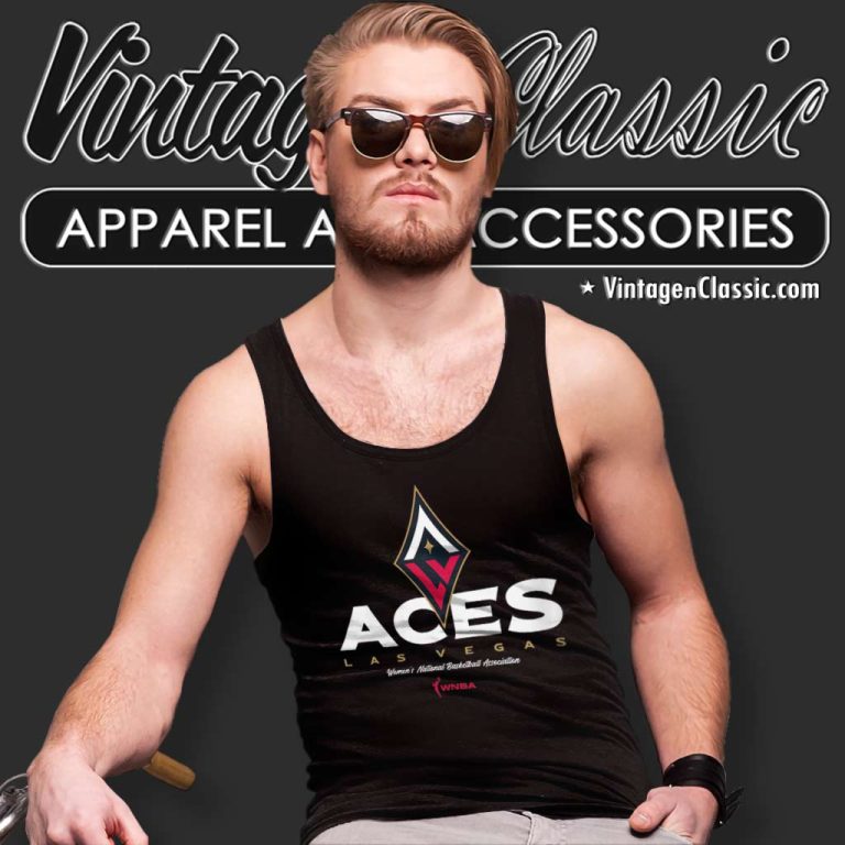 Wnba Las Vegas Aces Shirt Women National Basketball Association Logo Tank Top Racerback Wnba Las Vegas Aces Shirt Women National Basketball Association Logo Tank Top Racerback