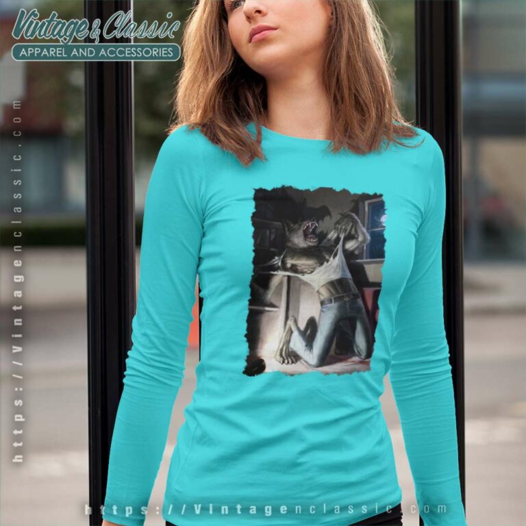 Wolf Ripping Tearing Long Sleeve Tee 1 Wolf Ripping Tearing Long Sleeve Tee 1