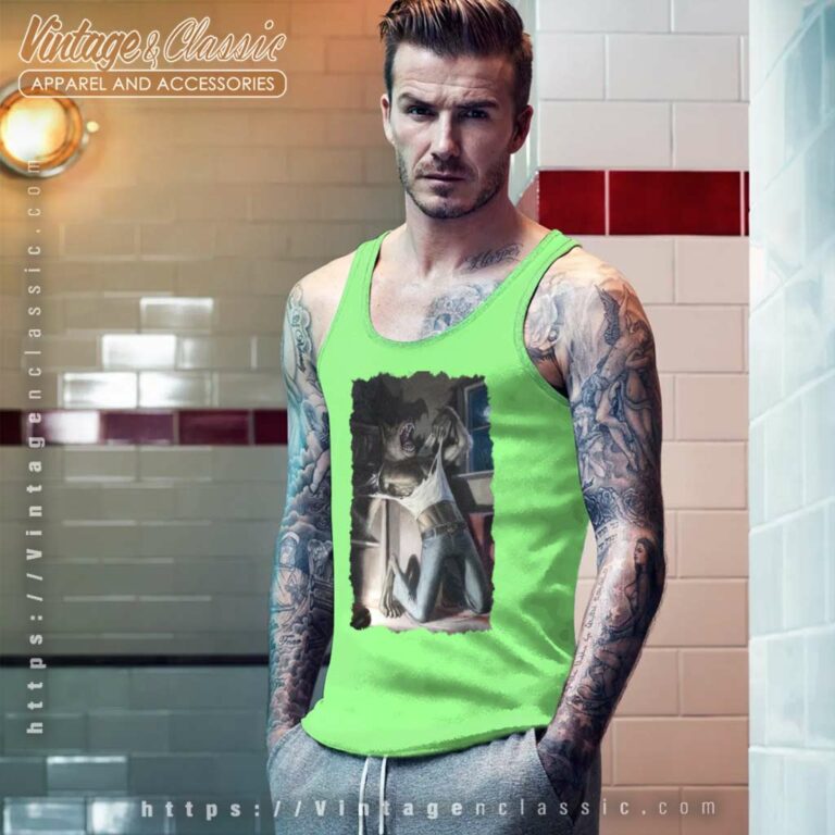 Wolf Ripping Tearing Tank Top Racerback 1 Wolf Ripping Tearing Tank Top Racerback 1