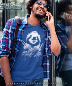 Wolversloth Wolverine Sloth V Neck TShirt