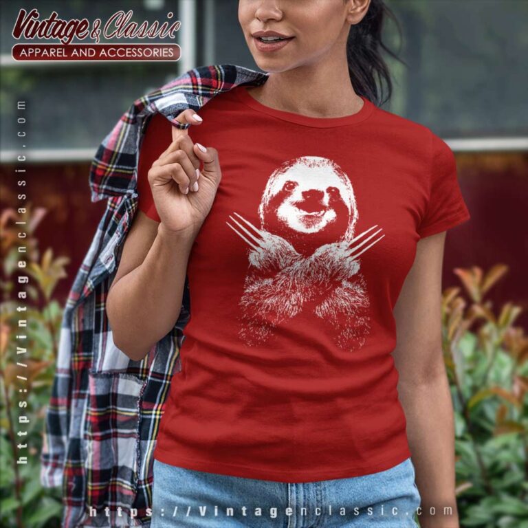 Wolversloth Wolverine Sloth Women TShirt Wolversloth Wolverine Sloth Women TShirt