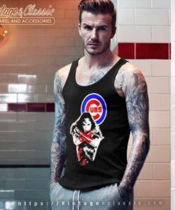 Wonder Woman Chicago Cubs Logo Tank Top Racerback