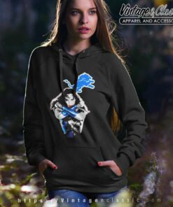 Wonder Woman Detroit Lions Logo Hoodie