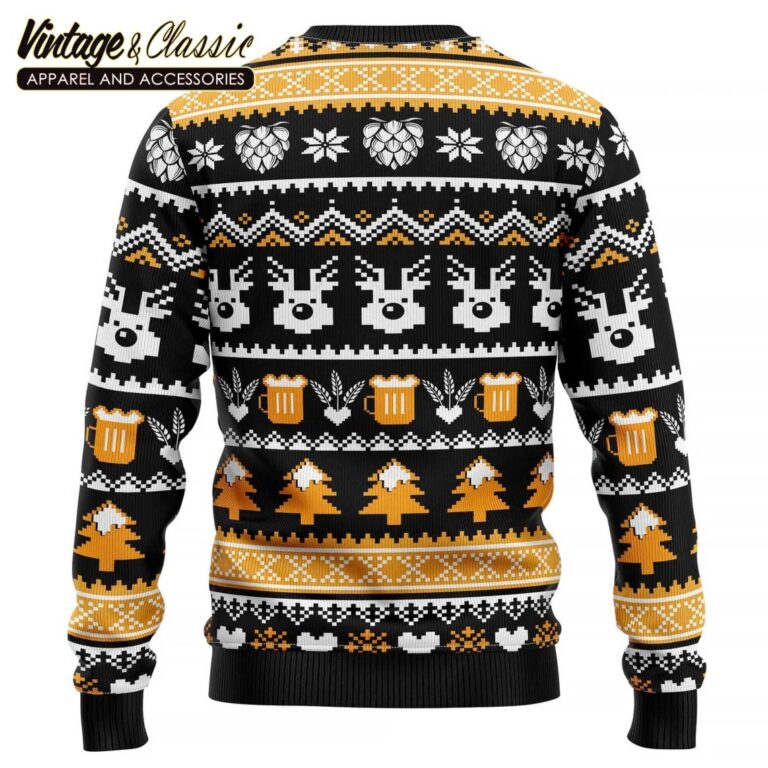 Wonderful Time For A Beer Ugly Christmas Sweater Xmas Sweatshirt Wonderful Time For A Beer Ugly Christmas Sweater Xmas Sweatshirt