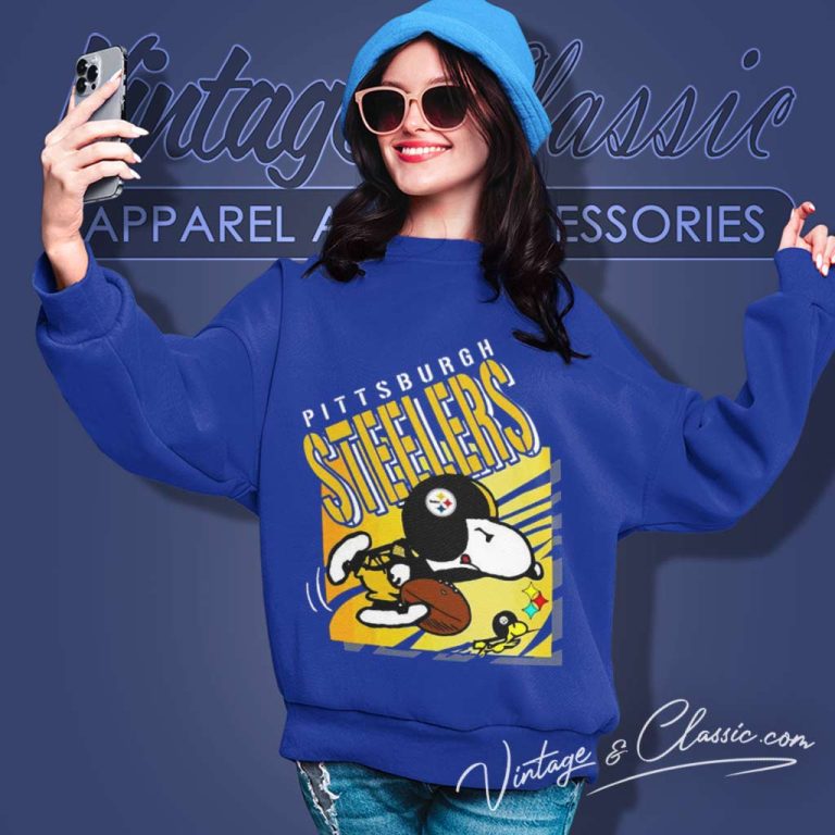 Woodstock And Snoopy Pittsburgh Steelers Nfl Football Sweatshirt Woodstock And Snoopy Pittsburgh Steelers Nfl Football Sweatshirt