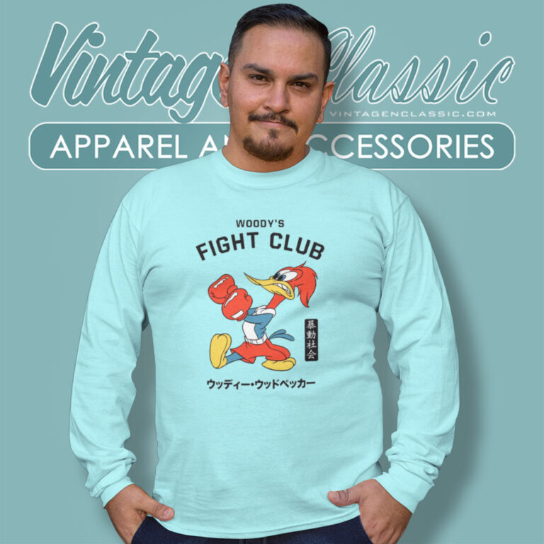 Woody Woodpeckers Fight Club Long Sleeve Tee Woody Woodpeckers Fight Club Long Sleeve Tee