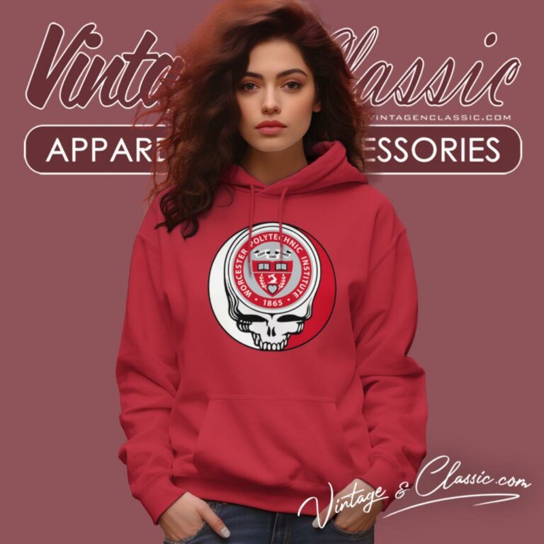 Worcester Polytechnic Institute Grateful Dead Steal Your Face Hoodie Worcester Polytechnic Institute Grateful Dead Steal Your Face Hoodie