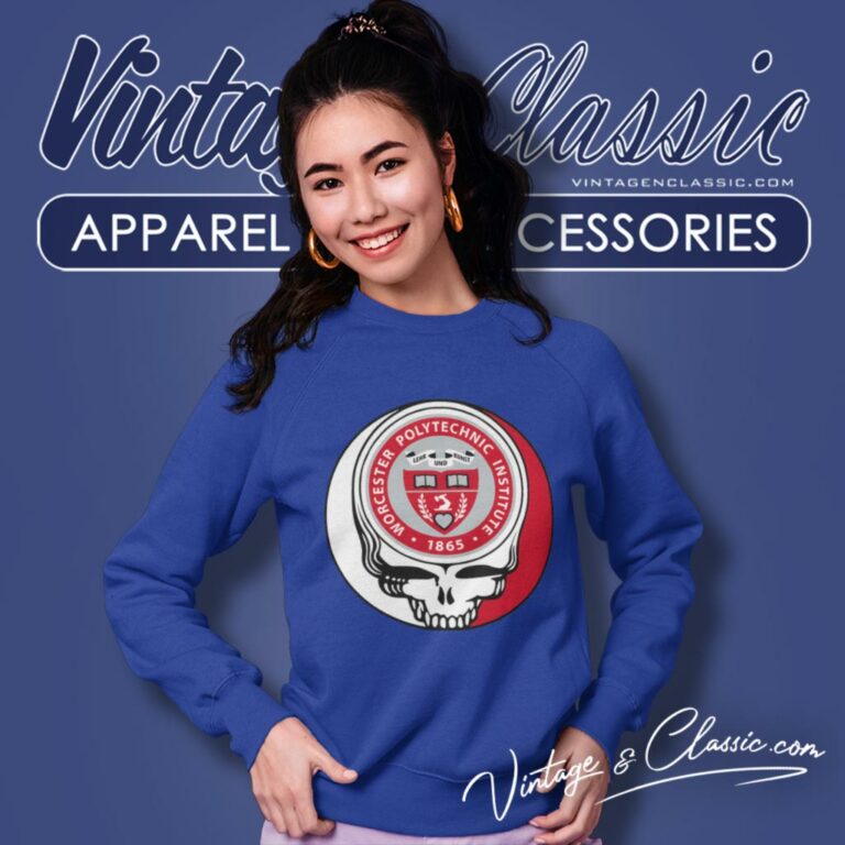 Worcester Polytechnic Institute Grateful Dead Steal Your Face Sweatshirt Worcester Polytechnic Institute Grateful Dead Steal Your Face Sweatshirt