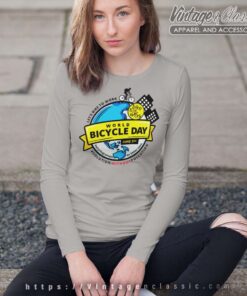 World Bicycle Day Shirt Lest Bike To Work Long Sleeve Tee