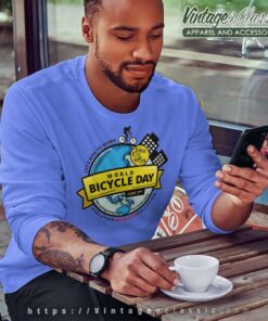 World Bicycle Day Shirt Lest Bike To Work Sweatshirt