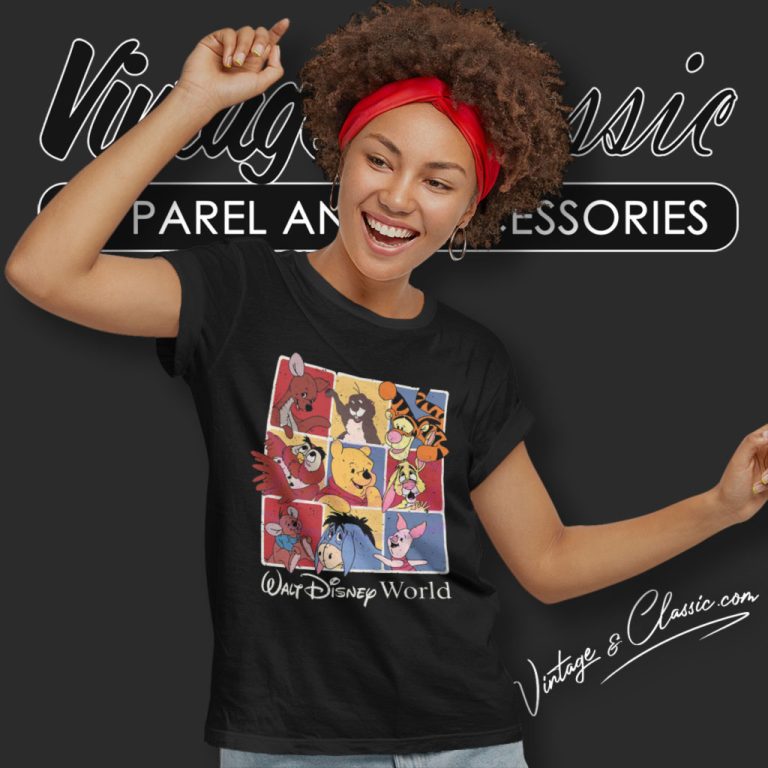 World Disney Pooh Bear And Friend Women T Shirt World Disney Pooh Bear And Friend Women T Shirt