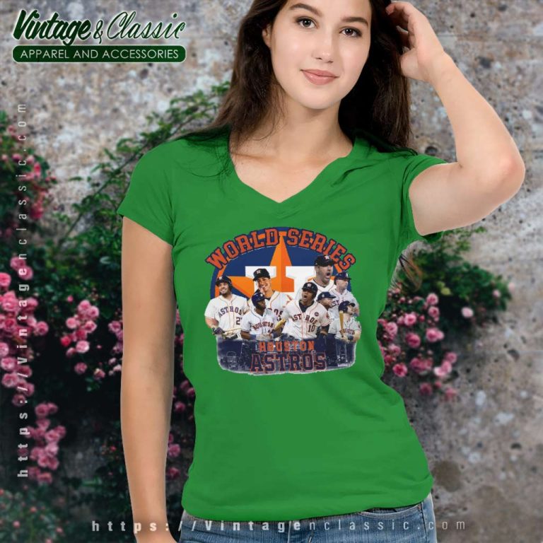 World Series 2022 Houston Astros Greatest Players V Neck TShirt World Series 2022 Houston Astros Greatest Players V Neck TShirt