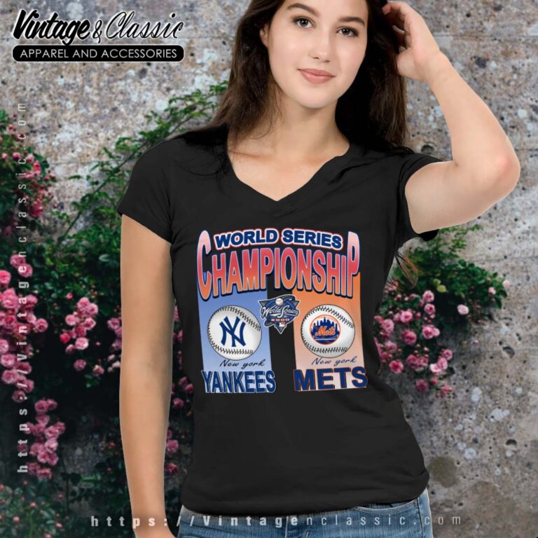 World Series Ny Yankees Vs Mets V Neck World Series Ny Yankees Vs Mets V Neck