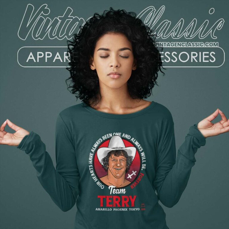 Wrestling Terry Funk Shirt Amarillo Phoenix Tokyo Forever Long Sleeve Tee Wrestling Terry Funk Shirt Amarillo Phoenix Tokyo Forever Long Sleeve Tee