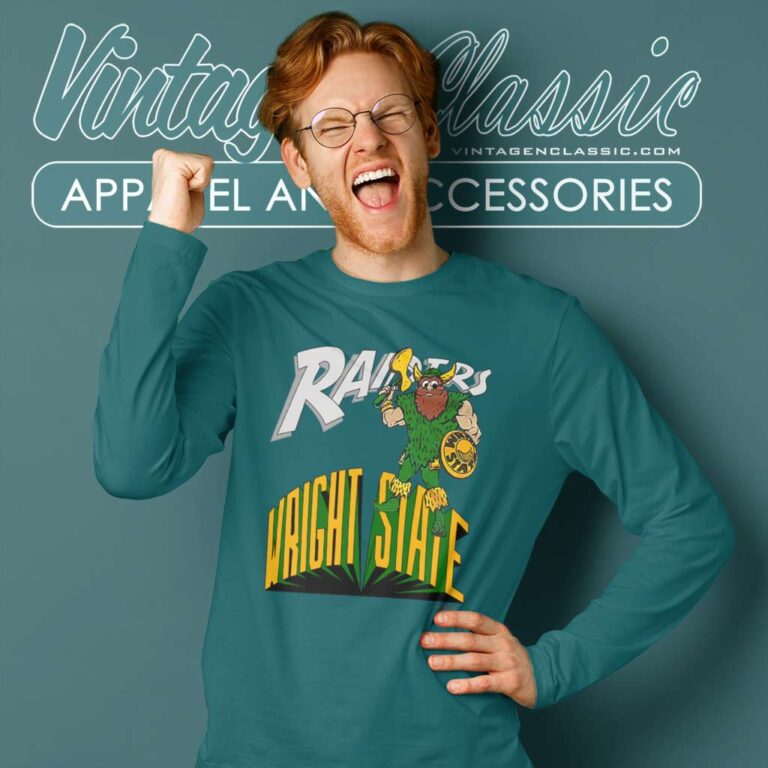 Wright State Raiders Football 1990 Long Sleeve Tee Wright State Raiders Football 1990 Long Sleeve Tee