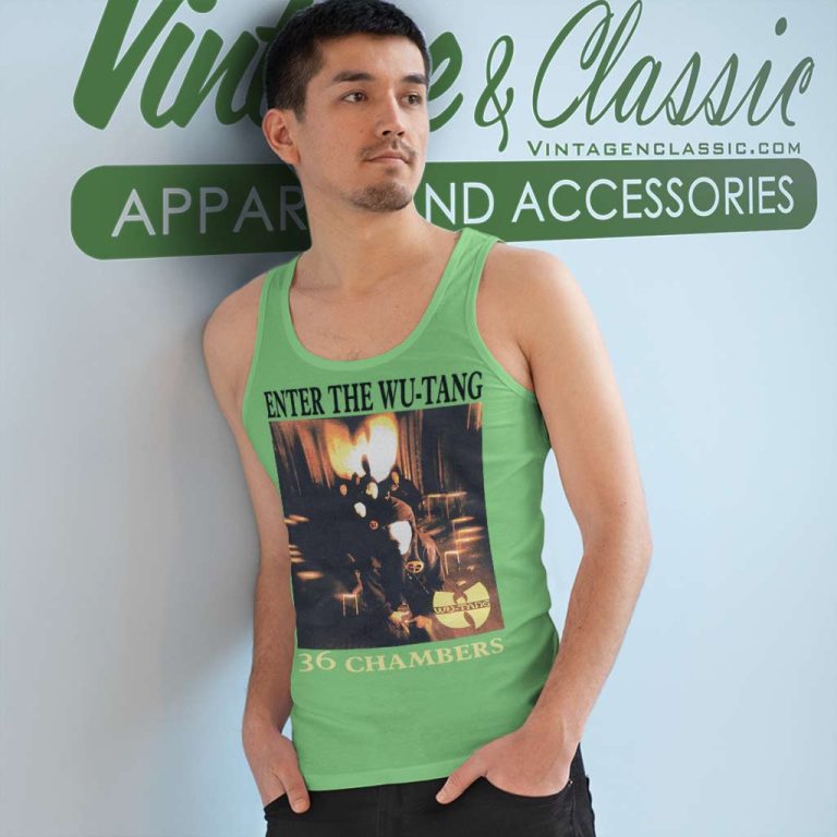 Wu Tang Clan 36 Chambers Tank Top Racerback Wu Tang Clan 36 Chambers Tank Top Racerback