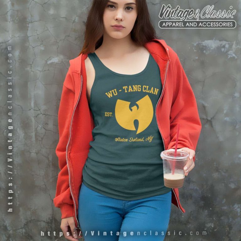 Wu Tang Clan Est 1992 Tank Top Racerback Wu Tang Clan Est 1992 Tank Top Racerback