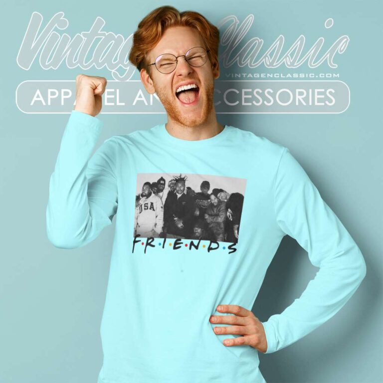Wu Tang Clan Friends Tv Show Long Sleeve Tee Wu Tang Clan Friends Tv Show Long Sleeve Tee