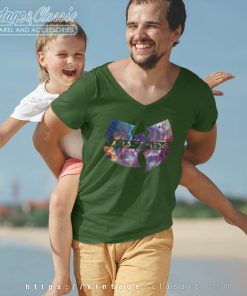 Wu Tang Clan Heart V Neck TShirt