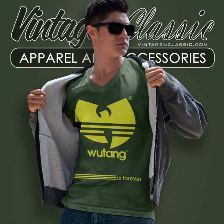 Wu Tang Clan Is Forever V Neck TShirt Wu Tang Clan Is Forever V Neck TShirt