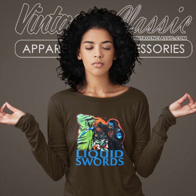 Wu Tang Clan Liquid Swords Long Sleeve Tee Wu Tang Clan Liquid Swords Long Sleeve Tee