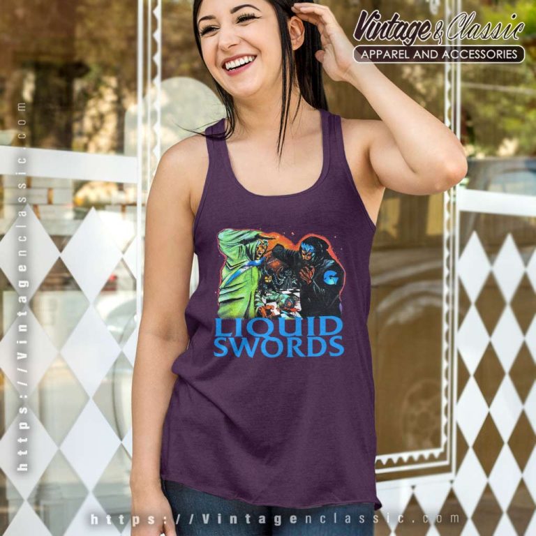 Wu Tang Clan Liquid Swords Tank Top Racerback Wu Tang Clan Liquid Swords Tank Top Racerback