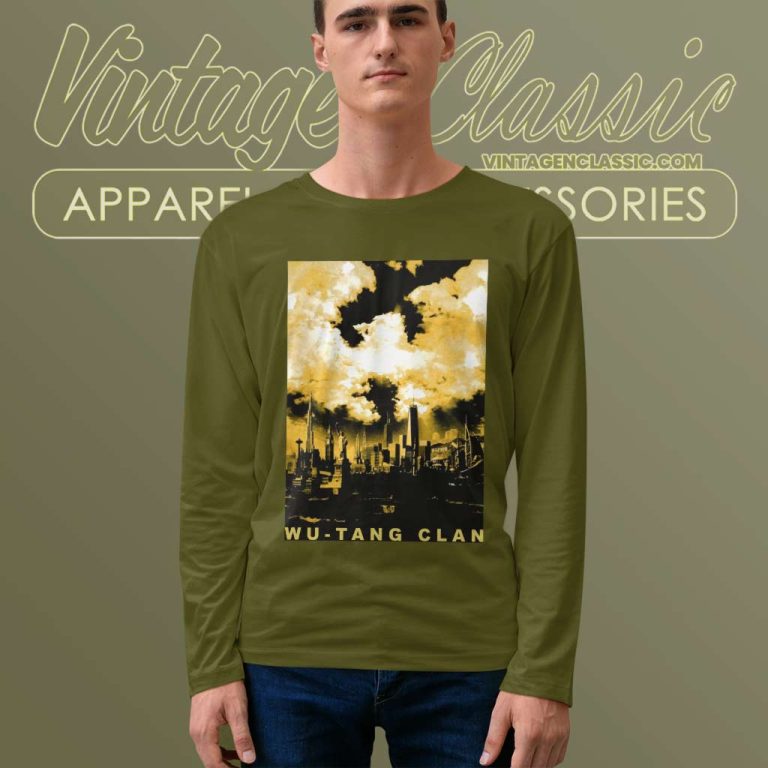Wu Tang Clan Shirt Cloud Symbol Over Nyc Long Sleeve Tee Wu Tang Clan Shirt Cloud Symbol Over Nyc Long Sleeve Tee