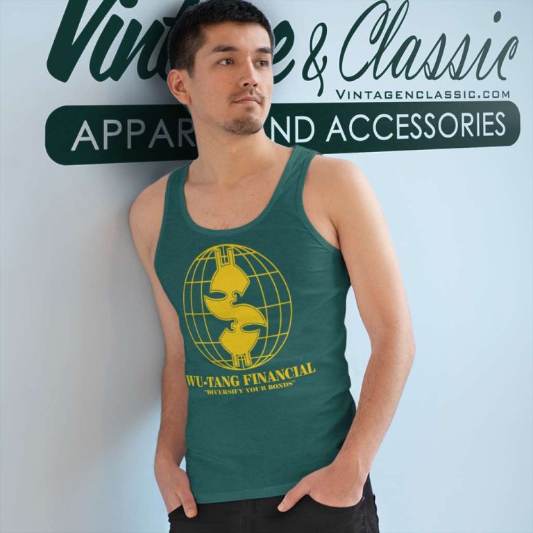 Wu Tang Clan Shirt Financial Diversify Your Bonds Tank Top Racerback Wu Tang Clan Shirt Financial Diversify Your Bonds Tank Top Racerback