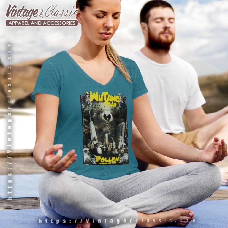 Wu Tang Clan Shirt Pollen Swarm Part V Neck TShirt Wu Tang Clan Shirt Pollen Swarm Part V Neck TShirt