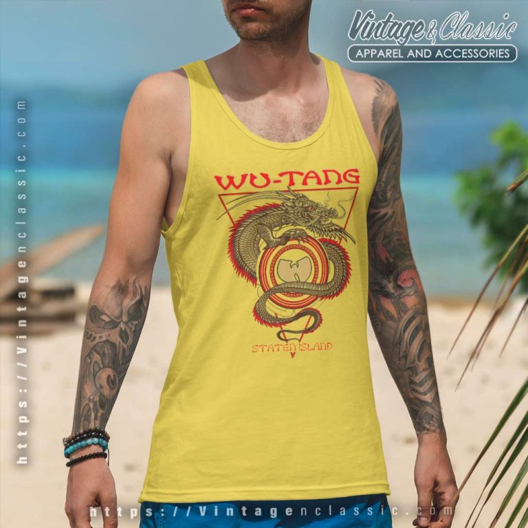 Wu Tang Clan Shirt Staten Island Dragon Tank Top Racerback Wu Tang Clan Shirt Staten Island Dragon Tank Top Racerback