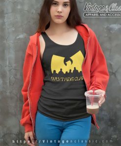 Wu Tang Clan Shirt Strikes Again Logo Tank Top Racerback