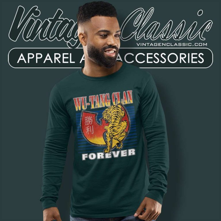 Wu Tang Clan Tiger Long Sleeve Tee Wu Tang Clan Tiger Long Sleeve Tee