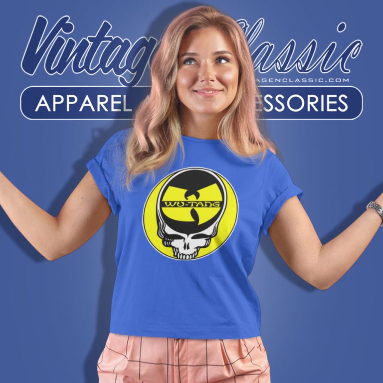 Wu Tang Steal Your Face Clan Grateful Dead Skull Women T Shirt Wu Tang Steal Your Face Clan Grateful Dead Skull Women T Shirt