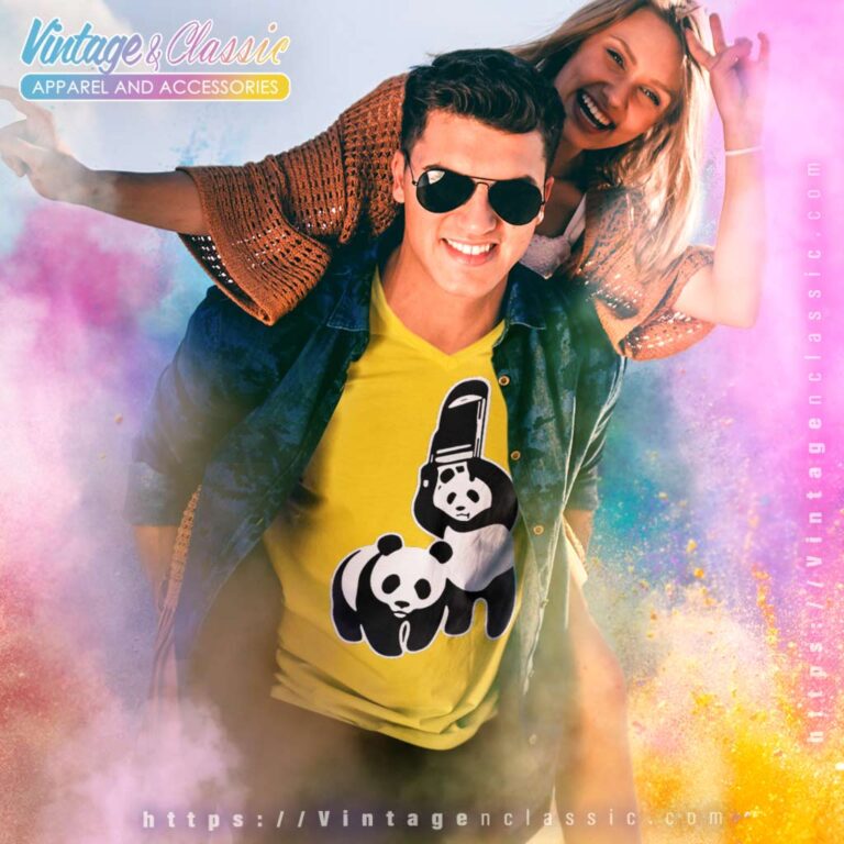 Wwf Panda Chair V Neck TShirt Wwf Panda Chair V Neck TShirt