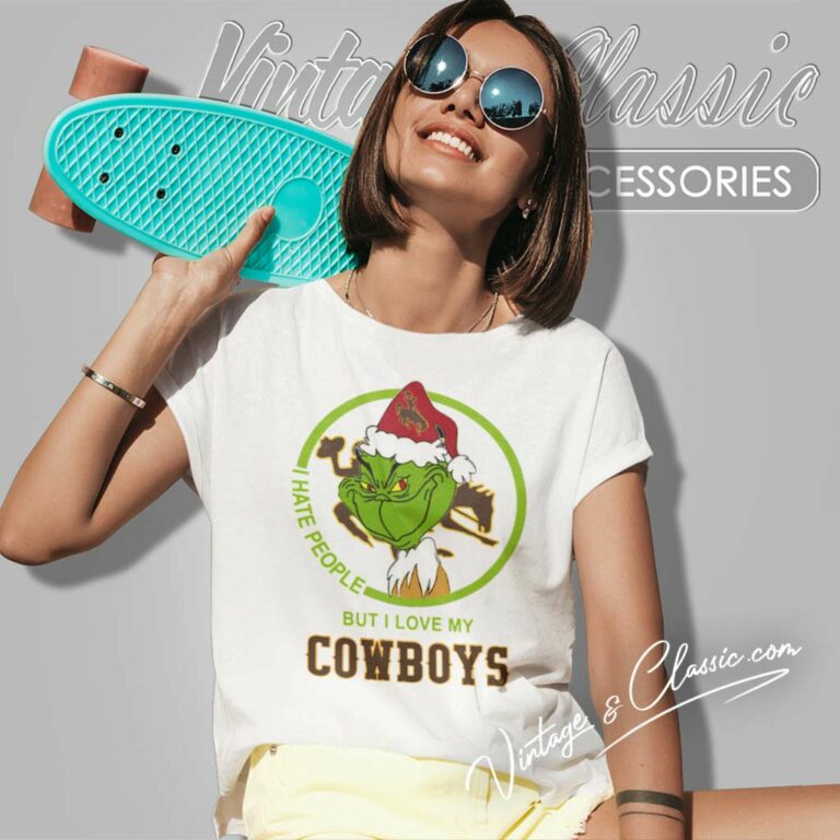 Wyoming Cowboys Ncaa Christmas Grinch Shirt I Hate People But I Love My Cowboys Women TShirt 1 Wyoming Cowboys Ncaa Christmas Grinch Shirt I Hate People But I Love My Cowboys Women TShirt 1