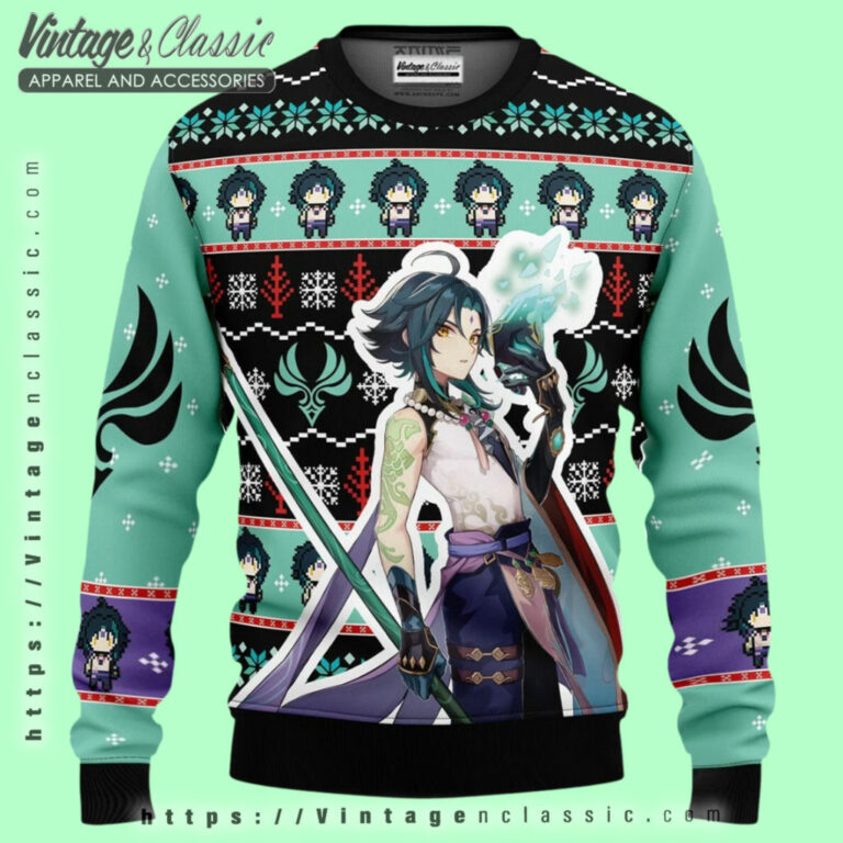 Xiao Genshin Impact Ugly Sweater Ugly Christmas Sweater Xiao Genshin Impact Ugly Sweater Ugly Christmas Sweater