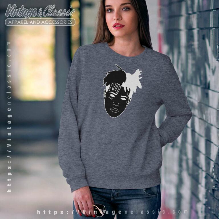 Xxxtentacion Face Graphic Sweatshirt Xxxtentacion Face Graphic Sweatshirt