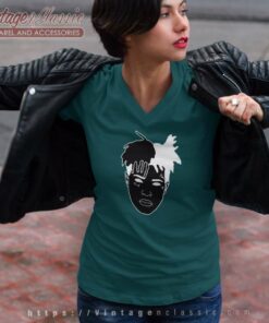 Xxxtentacion Face Graphic V Neck TShirt