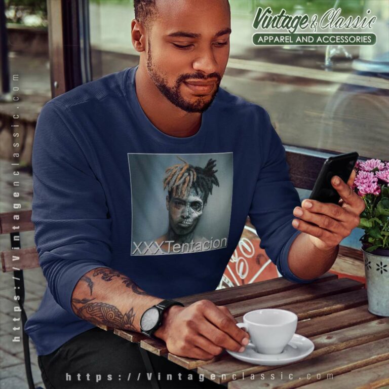 Xxxtentacion Half Skull Face Sweatshirt Xxxtentacion Half Skull Face Sweatshirt