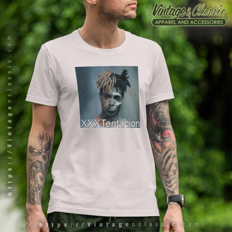 Xxxtentacion Half Skull Face T Shirt Xxxtentacion Half Skull Face T Shirt