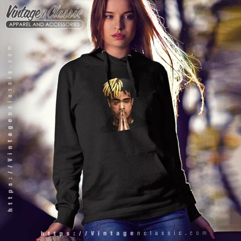 Xxxtentacion Shirt Cool Photo Praying Hands Hoodie Xxxtentacion Shirt Cool Photo Praying Hands Hoodie