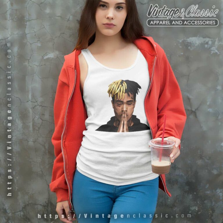 Xxxtentacion Shirt Cool Photo Praying Hands Tank Top Racerback Xxxtentacion Shirt Cool Photo Praying Hands Tank Top Racerback
