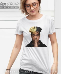 Xxxtentacion Shirt Cool Photo Praying Hands Women TShirt