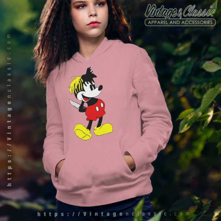 Xxxtentacion Shirt Mickey Dagger Mouse Hoodie Xxxtentacion Shirt Mickey Dagger Mouse Hoodie