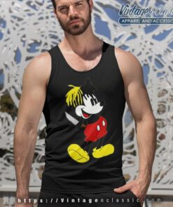 Xxxtentacion Shirt Mickey Dagger Mouse Tank Top Racerback