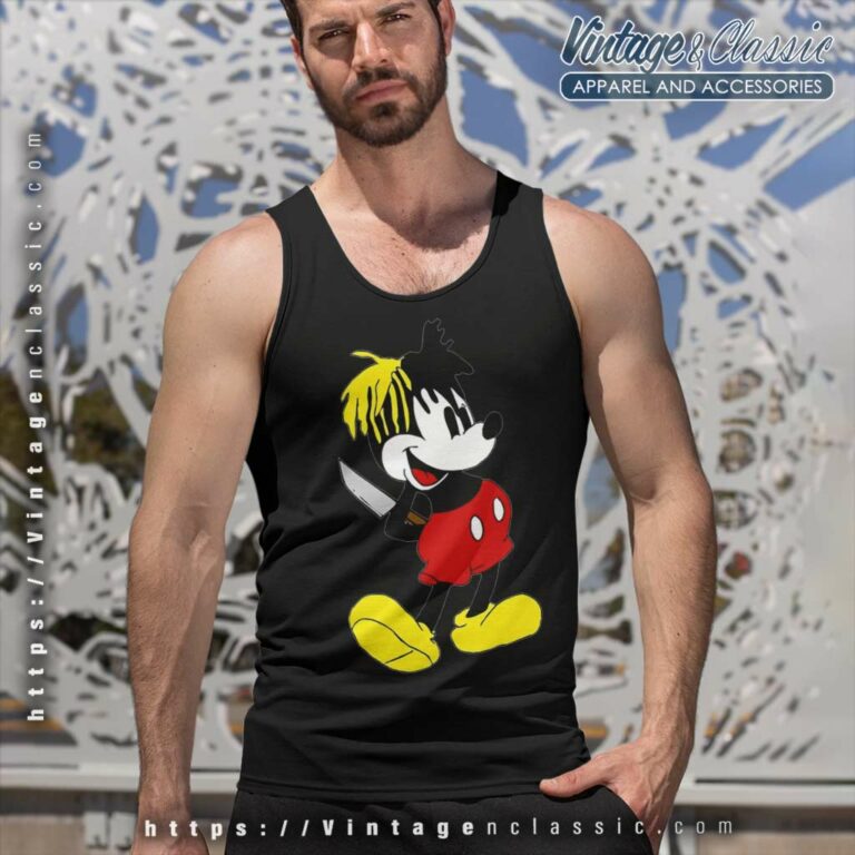 Xxxtentacion Shirt Mickey Dagger Mouse Tank Top Racerback Xxxtentacion Shirt Mickey Dagger Mouse Tank Top Racerback
