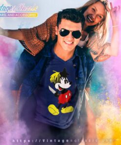 Xxxtentacion Shirt Mickey Dagger Mouse V Neck TShirt