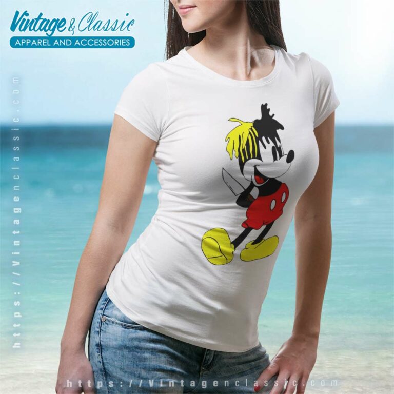Xxxtentacion Shirt Mickey Dagger Mouse Women TShirt Xxxtentacion Shirt Mickey Dagger Mouse Women TShirt